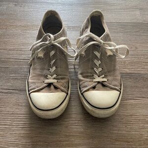 Converse Women’s Chuck Taylor One Star Y2K Gray Canvas Shoes Sneakers Sz 8.5 US